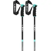 LEKI - Women's Neolite Airfoil - Bastones de esquí size 125 cm, gunmetal / light turquoise