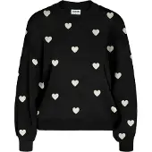 Noisy May Jersey 'NMCharlott' negro / offwhite