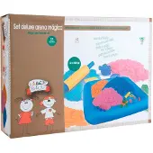 Deqube Conjunto Xl De Arena Mágica 1.5kg