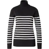Saint tropez Jersey 'Mila' negro / blanco