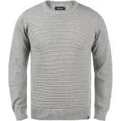 INDICODE JEANS Jersey 'Ricardo' gris moteado
