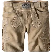 Stockerpoint Pantalón tradicional 'OLIVER' arena / marrón / plata