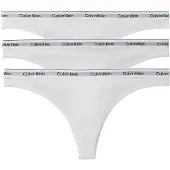 Calvin Klein Underwear Tanga negro / blanco / blanco natural