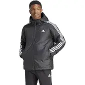 Adidas adidasChaqueta con capucha Essentials 3 bandas Insulated M Black Hombre