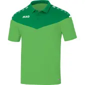 Jako Camiseta funcional 'Champ' verde / verde oscuro / blanco