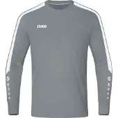 Jako Camiseta de fútbol gris / blanco