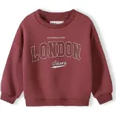 MINOTI Sudadera rojo oscuro / blanco