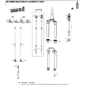 RockShox Puente Y Barras Sid Sl/ultimate 44 Desplazamiento 35 Mm