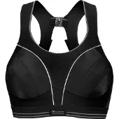 Shock Absorber Sujetador deportivo gris / negro