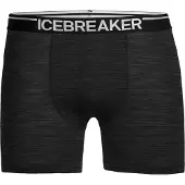 Icebreaker - Anatomica Boxers - Ropa interior merino size S, negro
