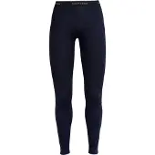 Icebreaker - Ropa interior térmica mujer - W Merino 260 Oasis Leggings Midnight Navy para Mujer de Lana - Talla L - Azul marino