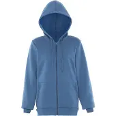 Colina Sudadera con cremallera azul ahumado
