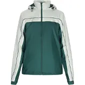 Rovic Chaqueta de entretiempo verde oscuro / blanco