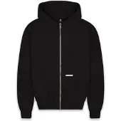 Dropsize Sudadera con cremallera negro