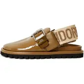 CESARE GASPARI Zapatillas beige / marrón / negro