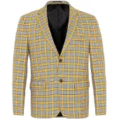 Daniel Hills Chaqueta saco amarillo / gris