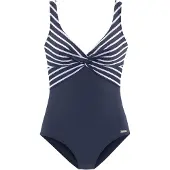 LASCANA Traje de baño navy / blanco
