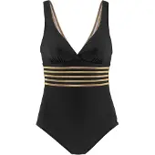 LASCANA Traje de baño dorado / negro