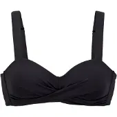 LASCANA Top de bikini negro