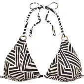 LASCANA Top de bikini ecru / negro