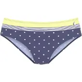LASCANA Braga de bikini navy / amarillo / blanco