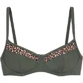 LASCANA Top de bikini beige / marrón / oliva
