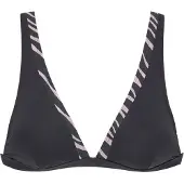 LASCANA Top de bikini rosa pastel / negro