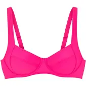 LASCANA Top de bikini 'Lolo' rosa neón