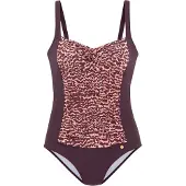 LASCANA Traje de baño rosa / burdeos