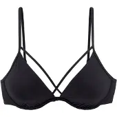 LASCANA Top de bikini negro