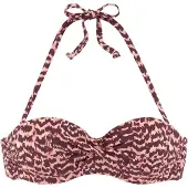 LASCANA Top de bikini rosa pastel / rosa claro / burdeos