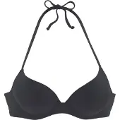 LASCANA Top de bikini negro