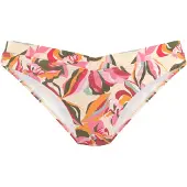 s.Oliver Braga de bikini crema / verde oscuro / pitaya / magenta