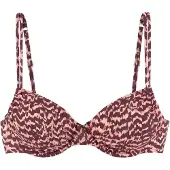 LASCANA Top de bikini rosa / altrosa / burdeos