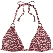 LASCANA Top de bikini marrón / rosa