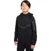 Nike Sudadera con cremallera 'TCH FLC' antracita / negro