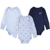 Nike Kids Body De Manga Larga Essentials 3 Unidades