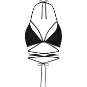 LASCANA Top de bikini 'Gina' negro