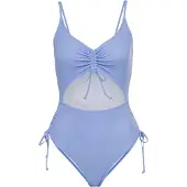 LASCANA Traje de baño 'Gina' azul ahumado