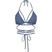LASCANA Top de bikini azul ahumado