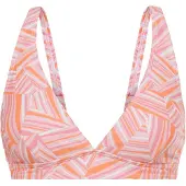 LASCANA Top de bikini 'Lisa' naranja / rosa / altrosa / blanco