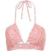 LASCANA Top de bikini naranja / rosa / rosa / blanco