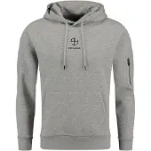 Key Largo Sudadera ' KLMEMBERSHIP ' gris / negro