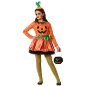 Atosa Disfraz De Niña Calabaza