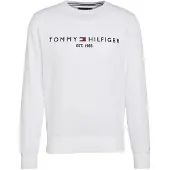 Tommy Hilfiger Sudadera 'Logo Embroidery Flex' navy / rojo / blanco