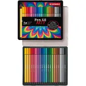 Stabilo Rotulador Pen 68 Arty 20 Unidades