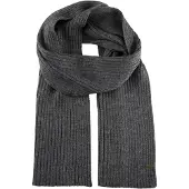 Barts - Wilbert Scarf - Bufanda size One Size, gris/negro