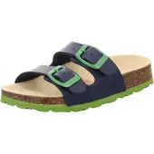 Superfit Zapatos abiertos navy / verde claro