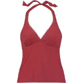 s.Oliver Top de tankini rojo sangre
