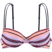 s.Oliver Top de bikini azul claro / albaricique / rosa / rojo oscuro